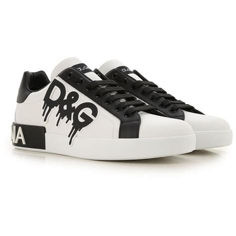 dolce and gabbana logo sneakers